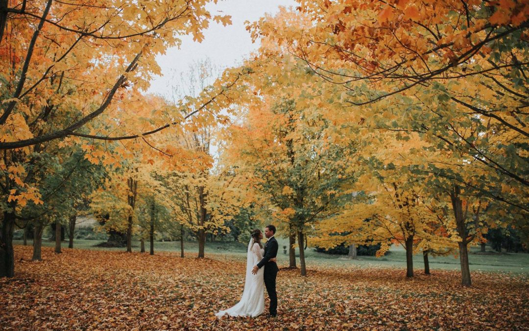 Casey & Aaron’s Perfect Autumnal Wedding