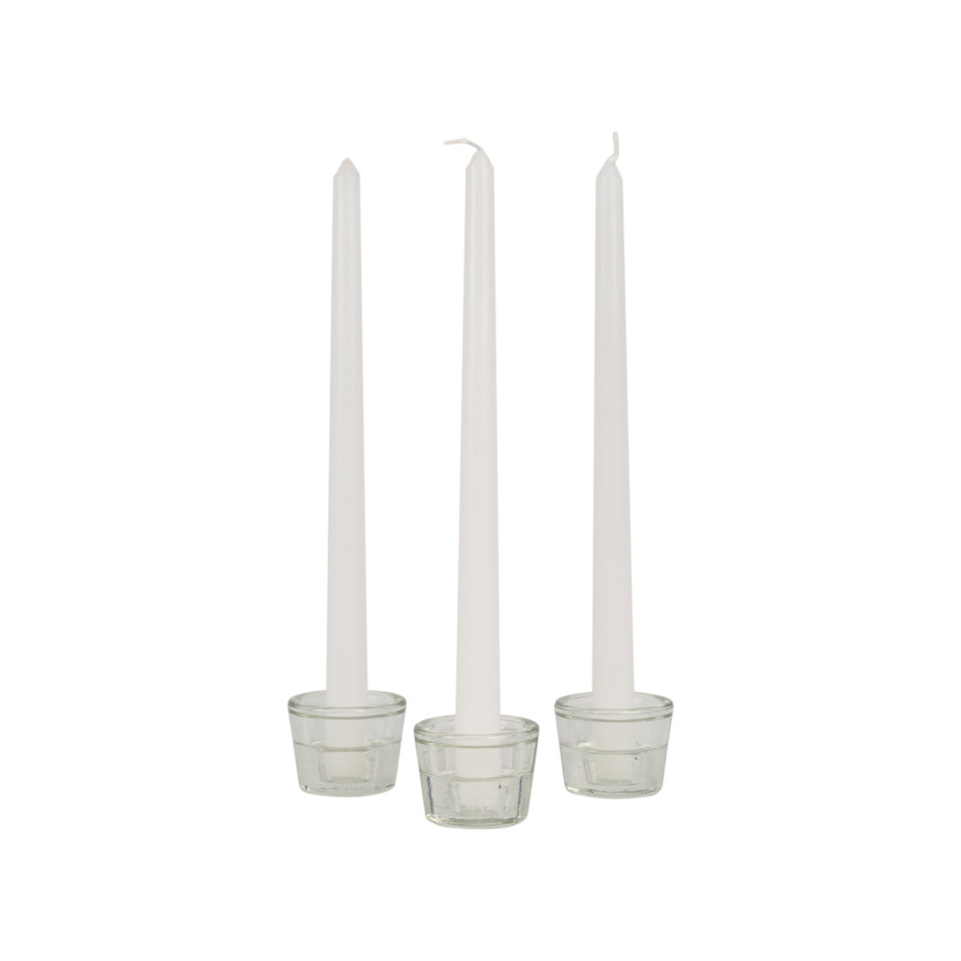 Glass Taper Candle Holder Queenstown Wedding Hire 9357