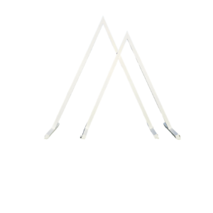 White Double Triangular Arch