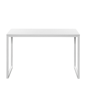 White Modern Desk and Chair Set
